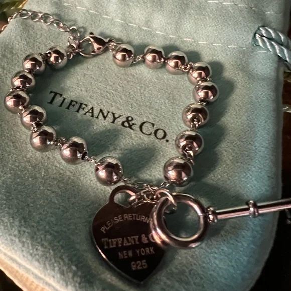 Tiffany & Co. Hardware Ball Bead Bracelet Full Inclusion - Picture 3 of 12